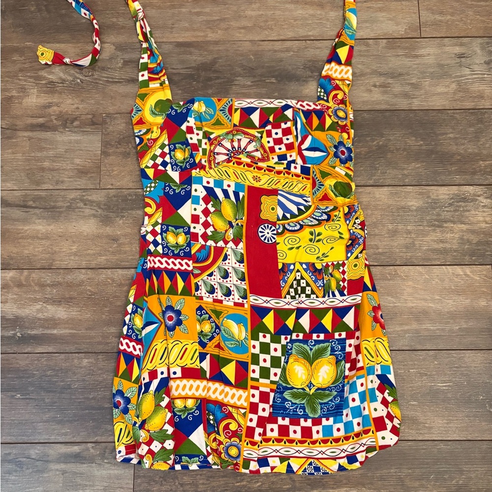 Colorful Geometric Mini Dress